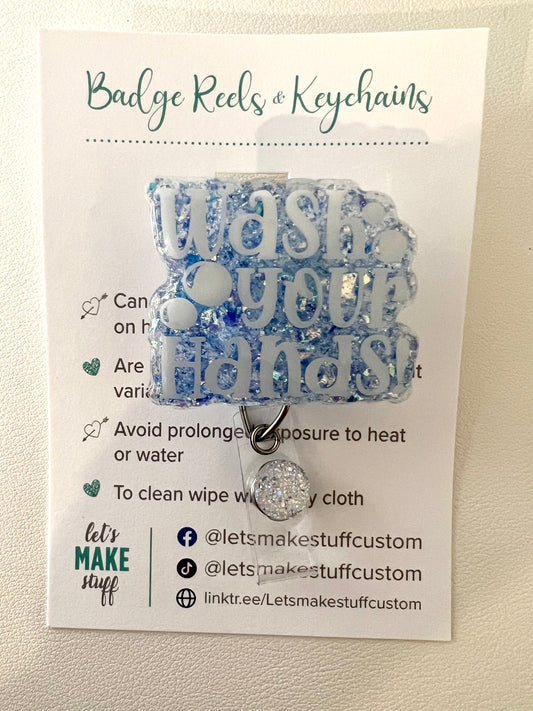 Wash your hands - Badge Reels