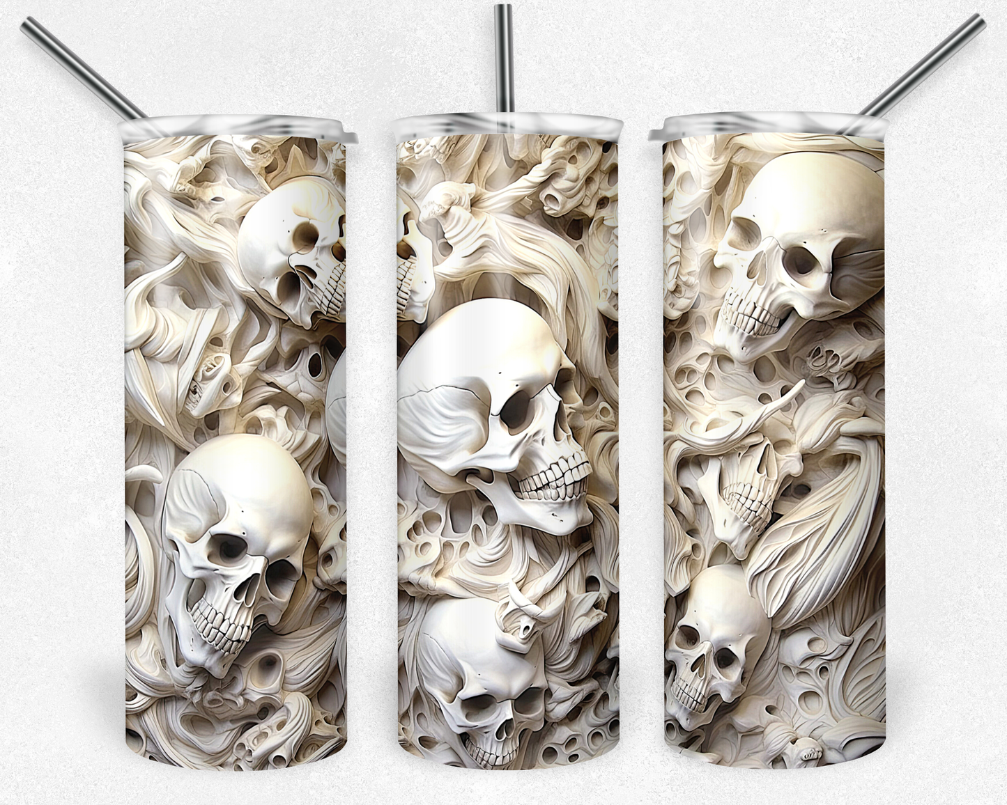 Skulls Halloween 3D 20 oz