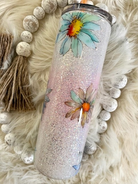 Beautiful Crazy 30oz Skinny Tumbler RTS