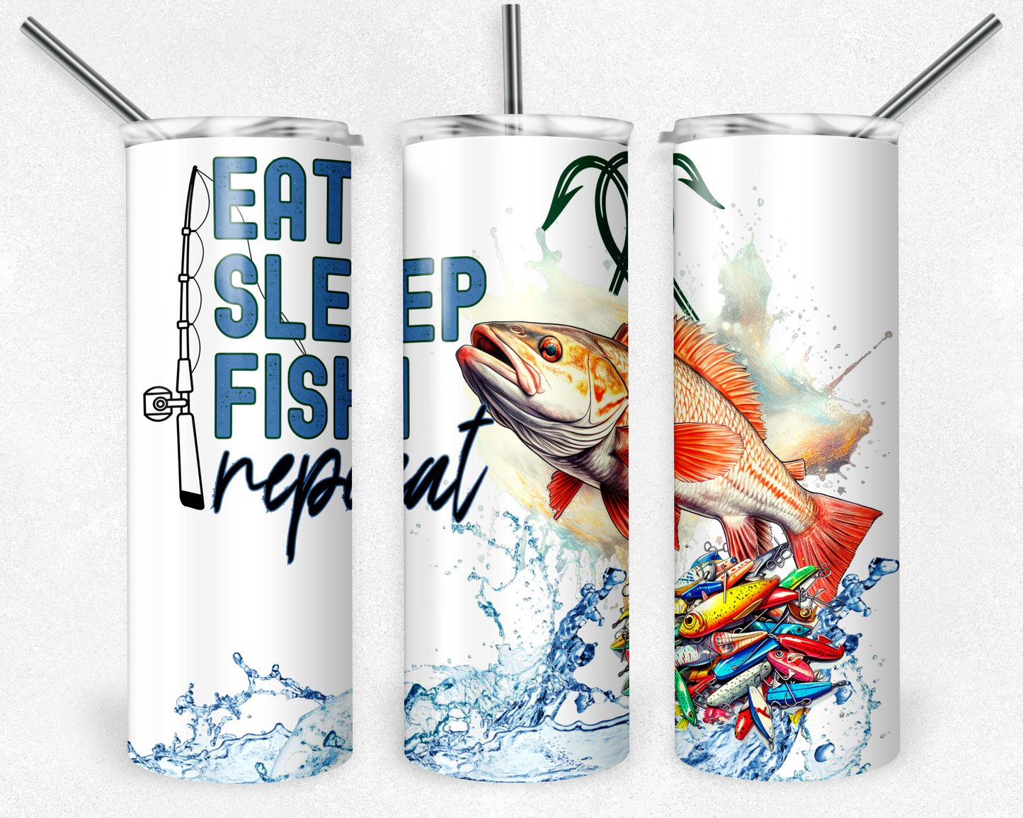 Eat Sleep Fish 20 oz