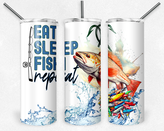 Eat Sleep Fish 20 oz