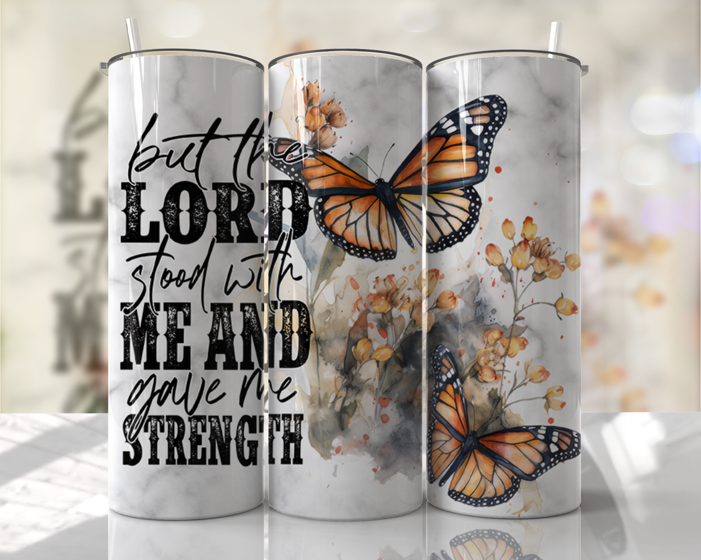 But the Lord stood with me and gave me strength  20 oz