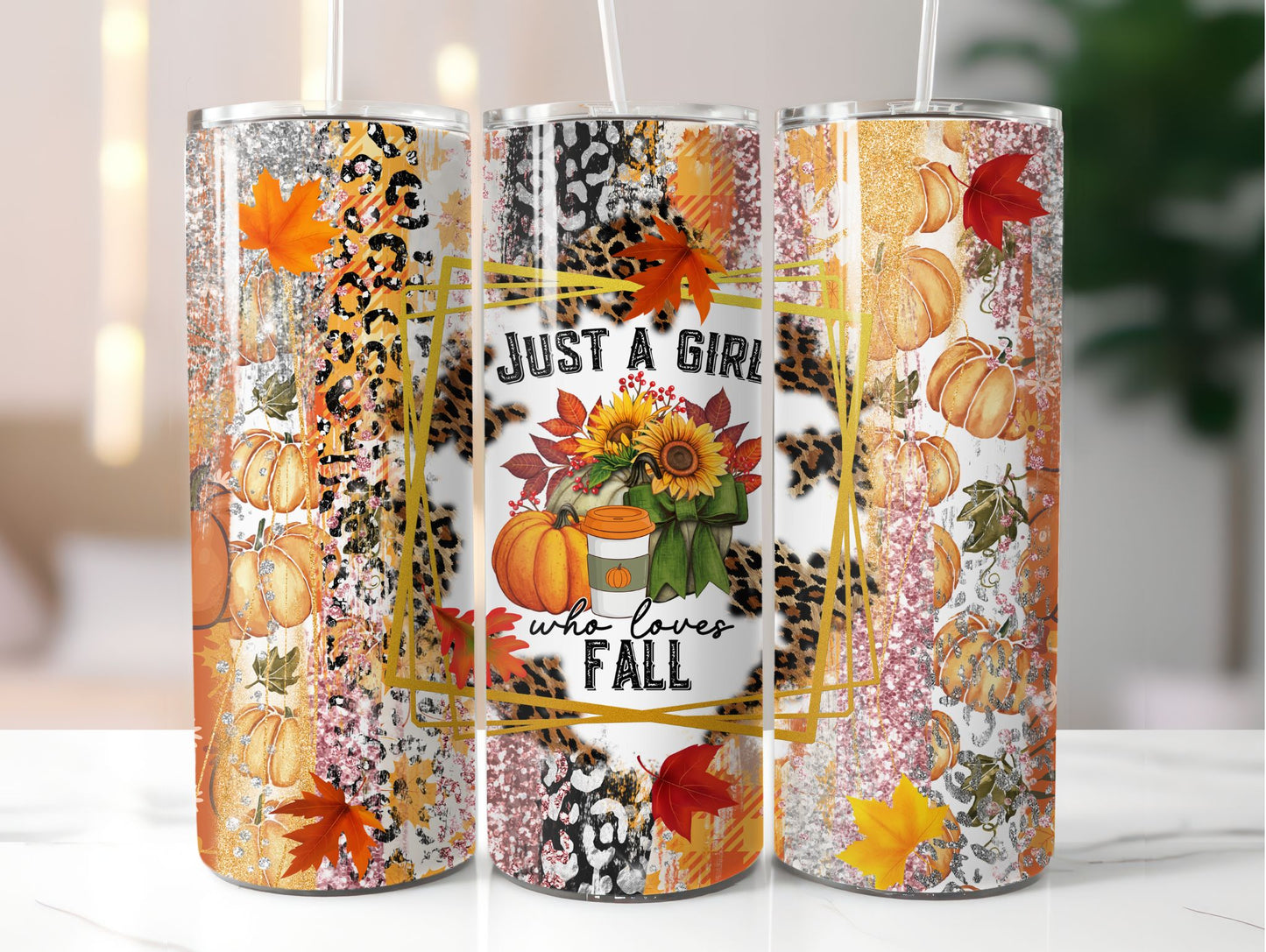 Just a girl who loves fall 20 oz