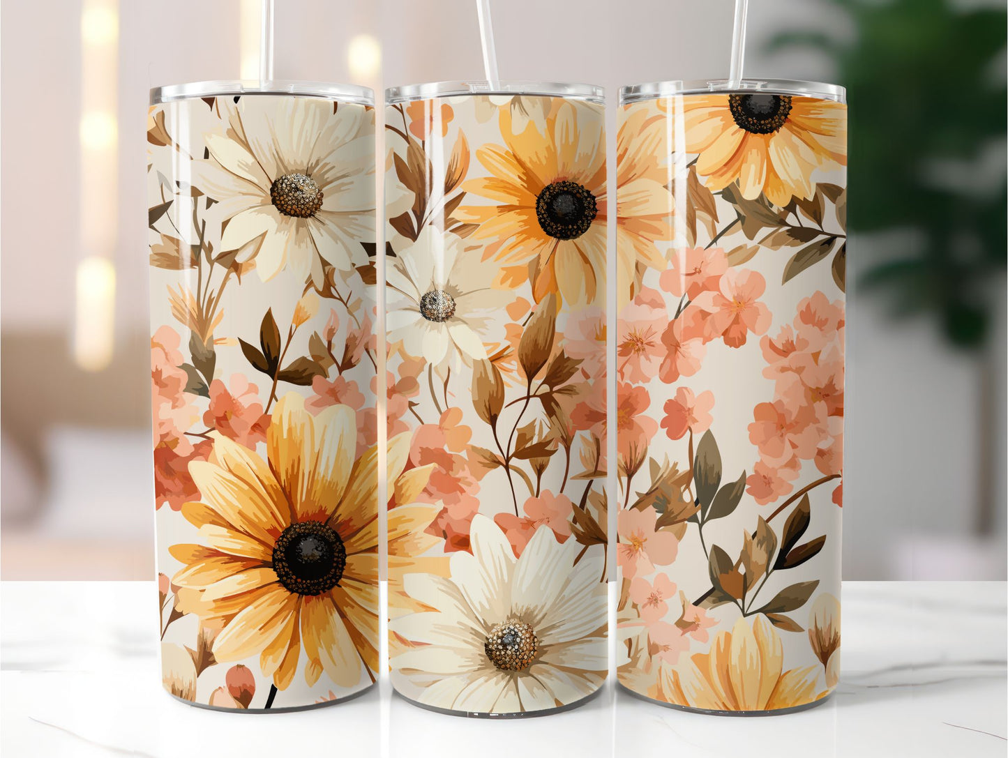 Daises and Sunflowers  20 oz