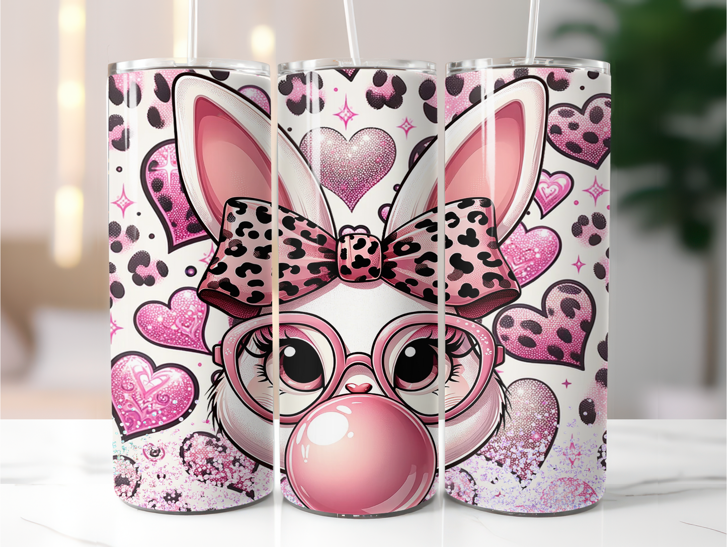 Easter Bunny Cheetah 20 oz