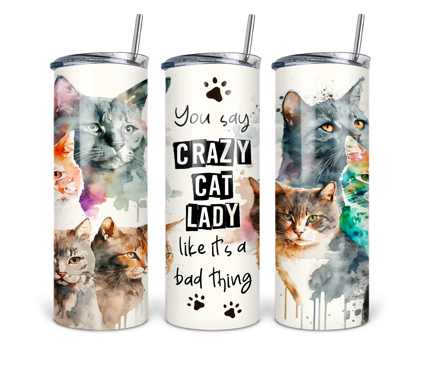 Crazy Cat Lady 20 oz