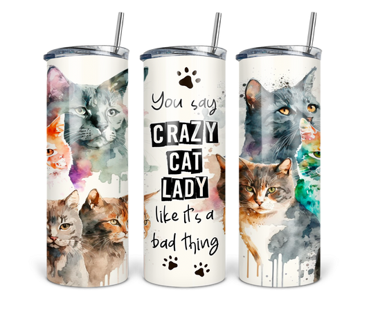 Crazy Cat Lady 20 oz