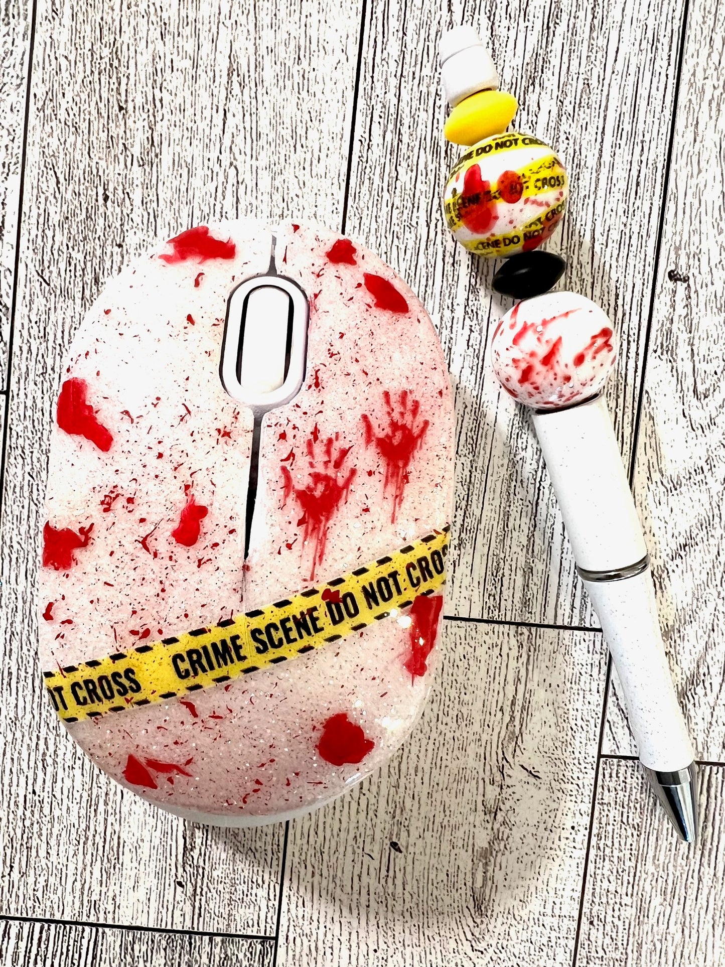 Computer Mouse and Pen Combo Set True Crime