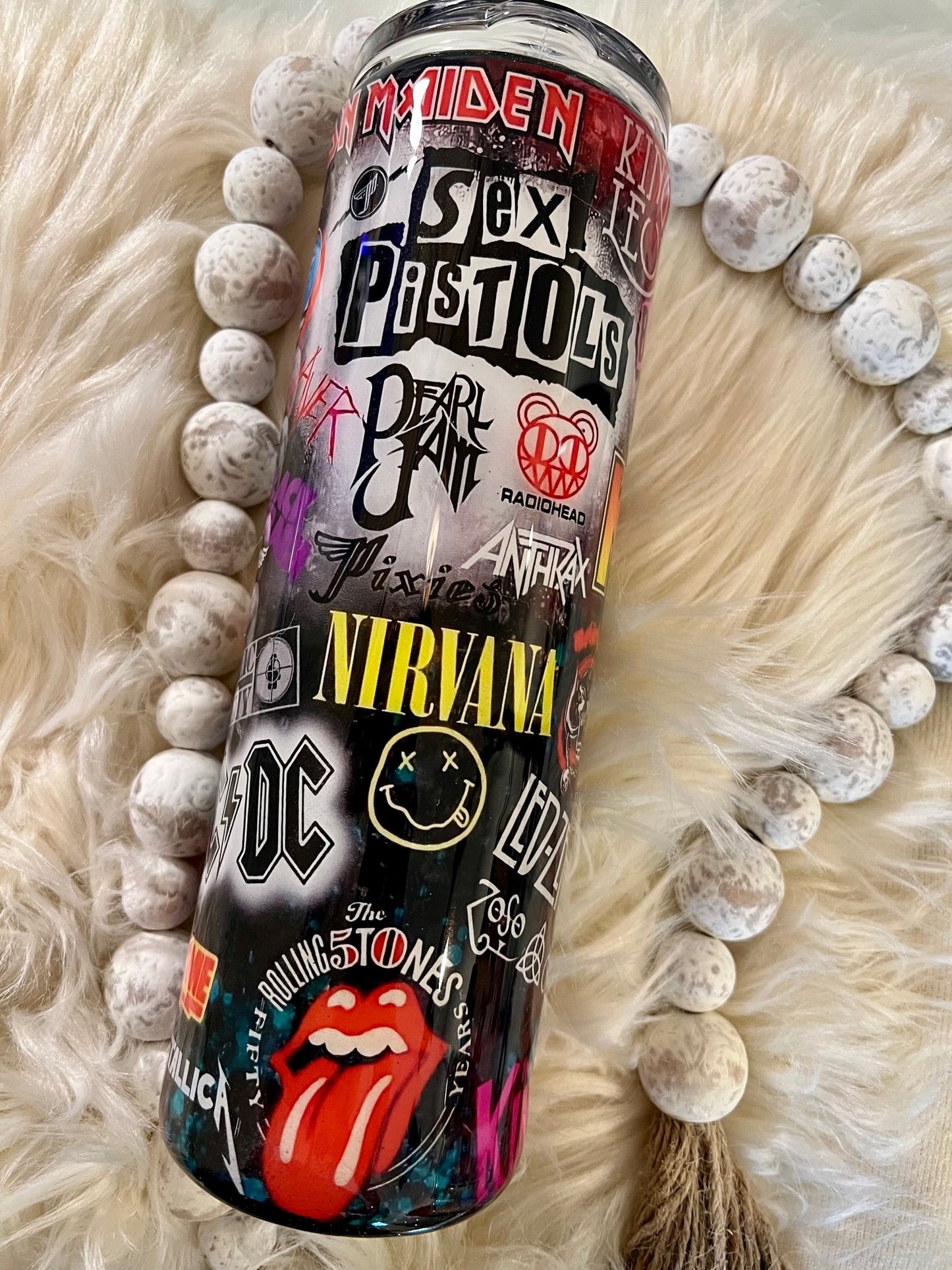 Rock N Roll  30oz Skinny Tumbler RTS